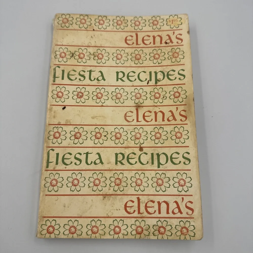 ELENA'S FIESTA RECIPES Elena Zelayeta‎ 1961 Paperback Mexican Cookbook Loved
